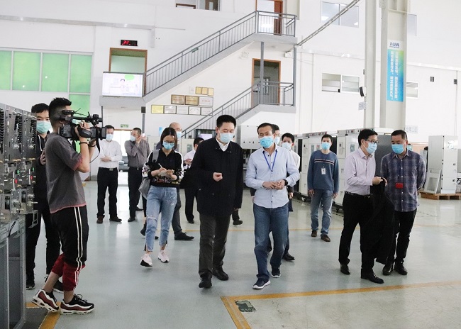 防疫做貢獻(xiàn)，復(fù)工感恩情|佛山市常務(wù)副市長(zhǎng)一行蒞臨我司送溫暖